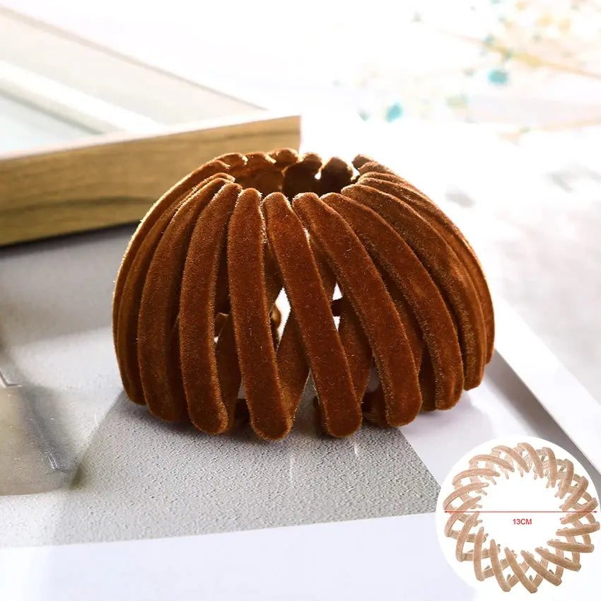 Chignon cheveux strass élégant pour coiffures raffinées - TayShop