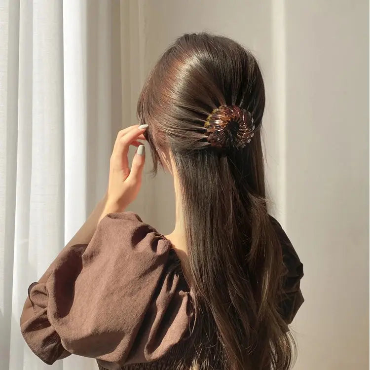 Chignon cheveux strass élégant pour coiffures raffinées - TayShop