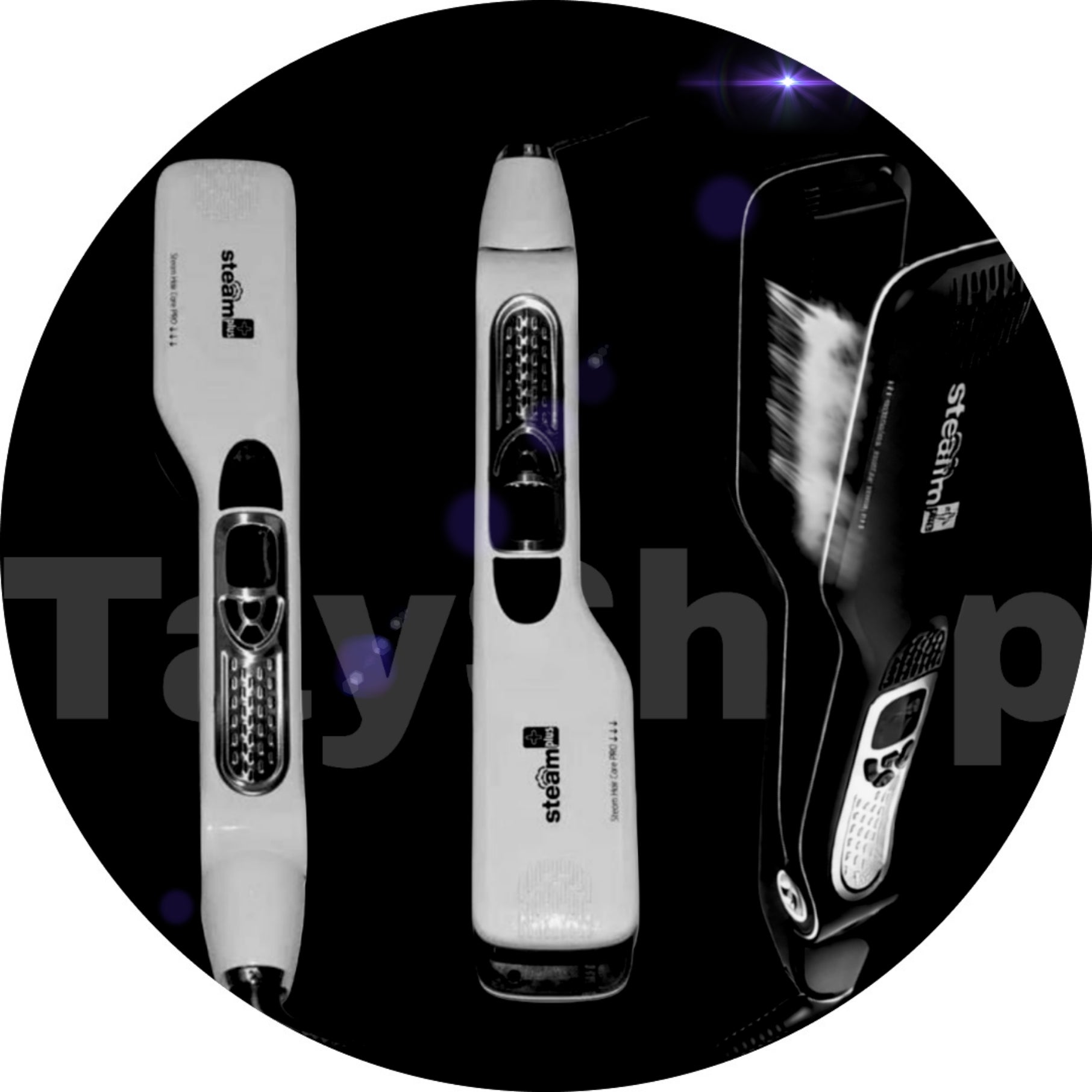 Brosse lissante vapeur ionique – Lissage doux et brillant