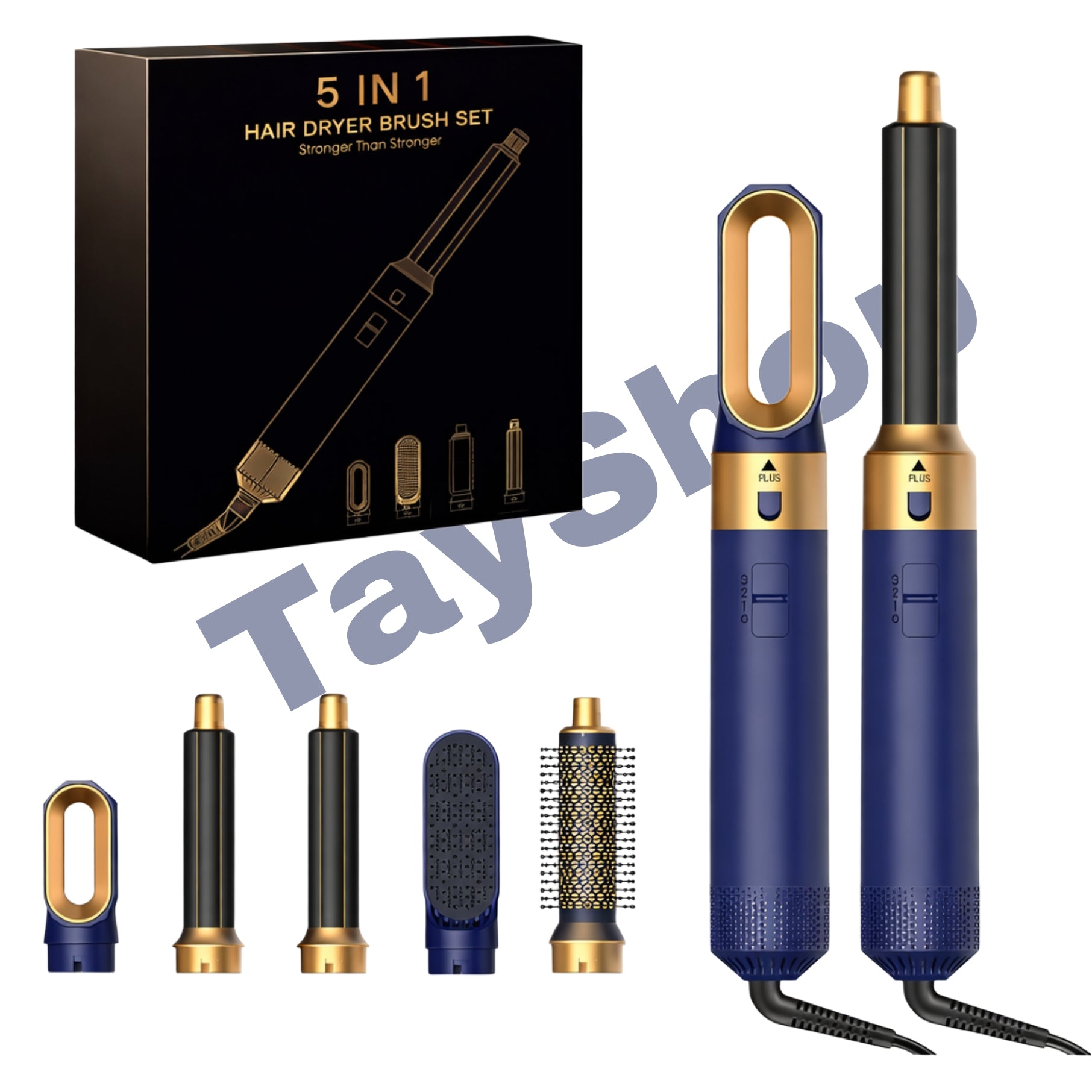 Brosse soufflante 5 en 1 pour brushing et coiffage