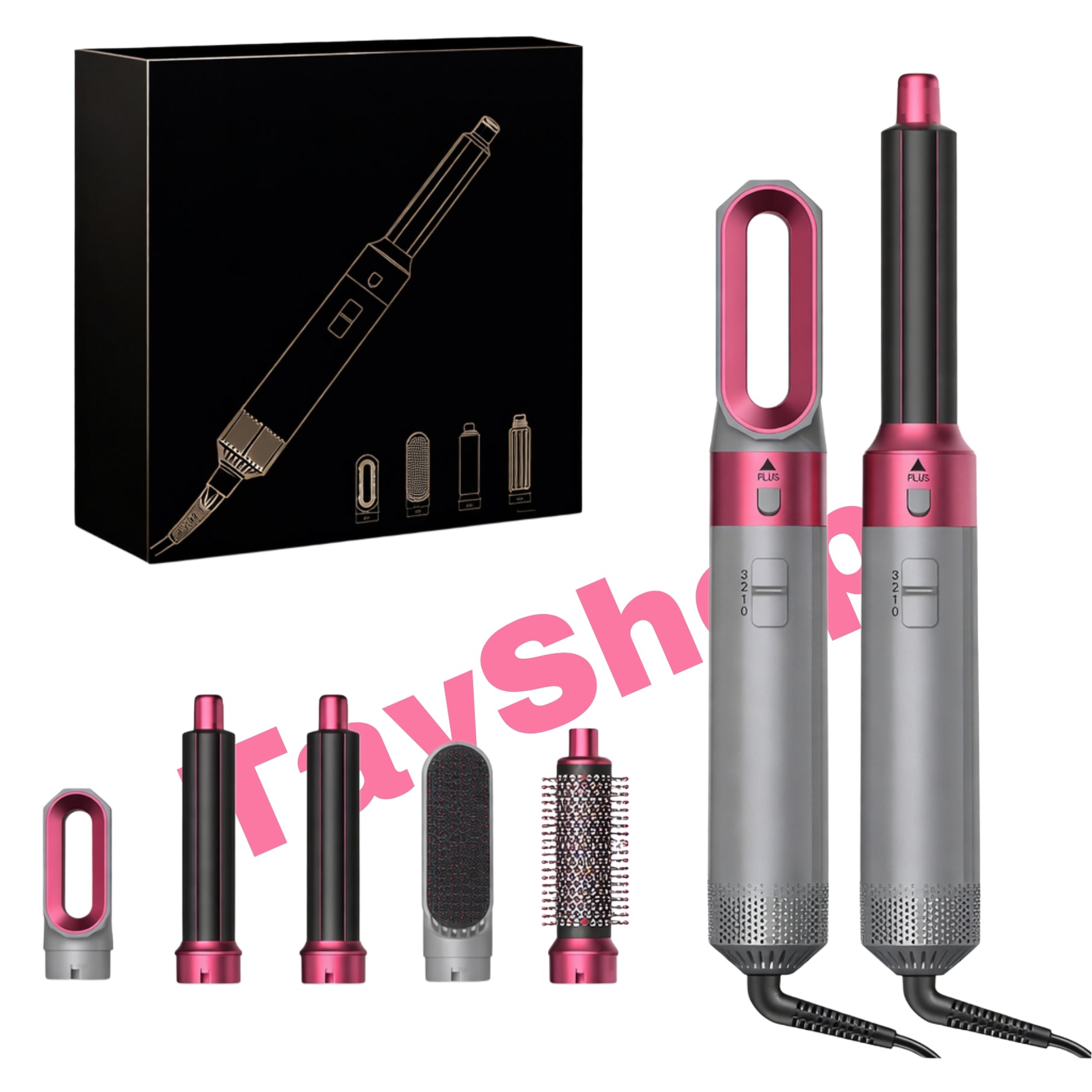 Brosse soufflante 5 en 1 pour brushing et coiffage