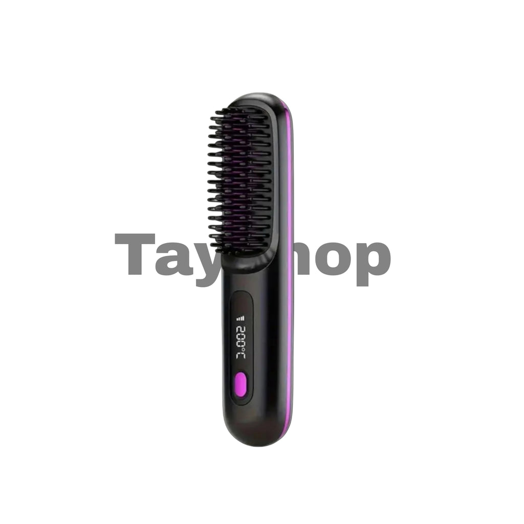 Brosse lissante sans fil rechargeable – Lissage rapide