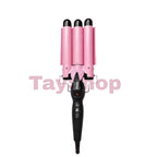 Boucleur triple professionnel pour boucles wavy longue tenue