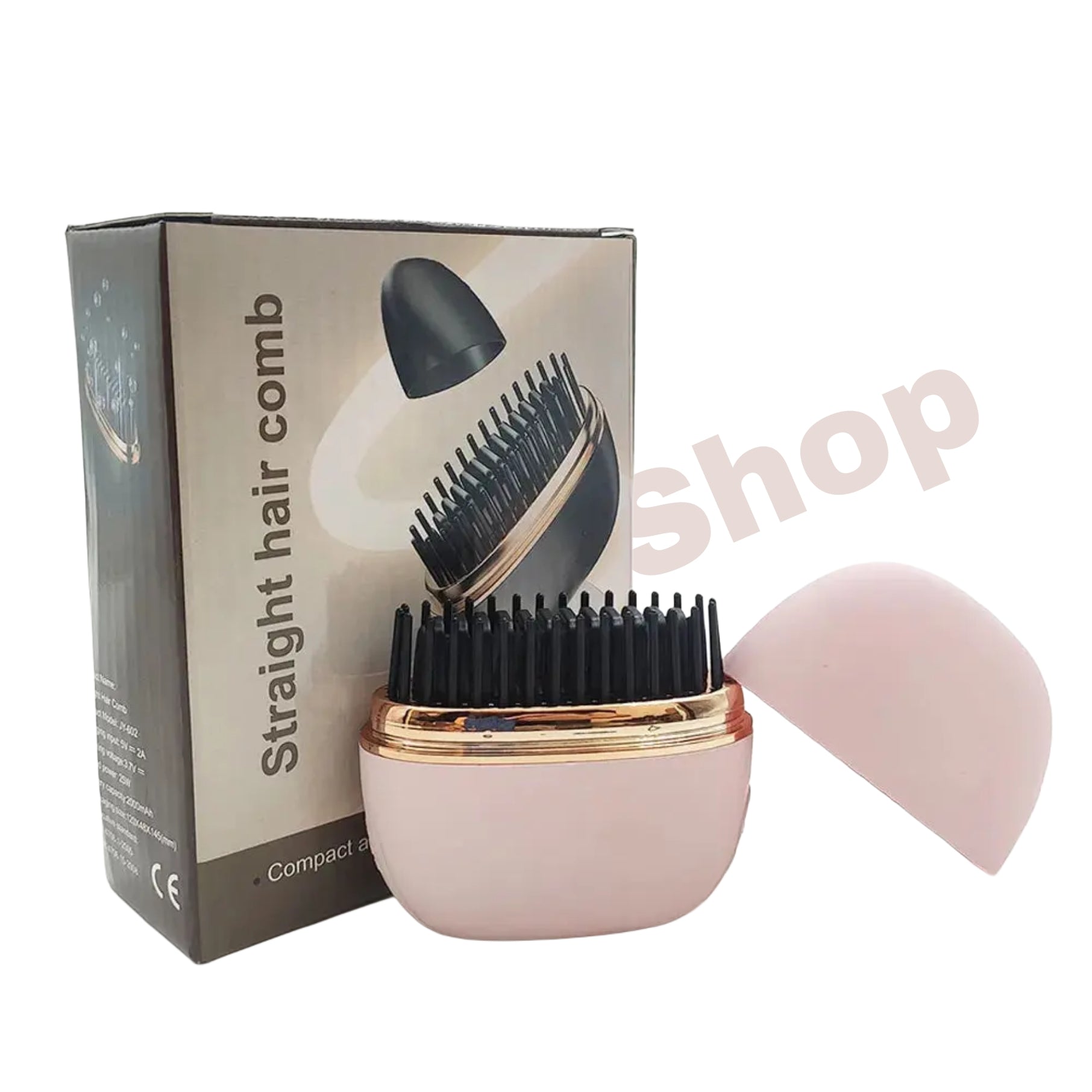 Brosse lissante sécurisée – Protection cuir chevelu avancée