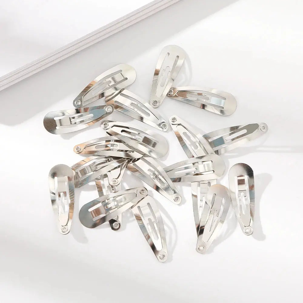 Barrettes cheveux argent élégantes et résistantes - TayShop