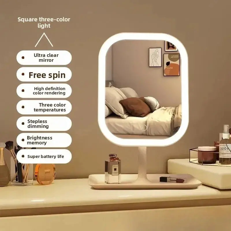 Miroir maquillage lumineux LED pour une routine beauté parfaite - TayShop