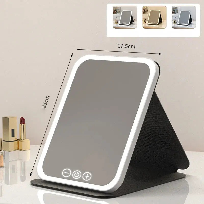 Miroir LED rechargeable – Éclairage parfait pour maquillage - TayShop