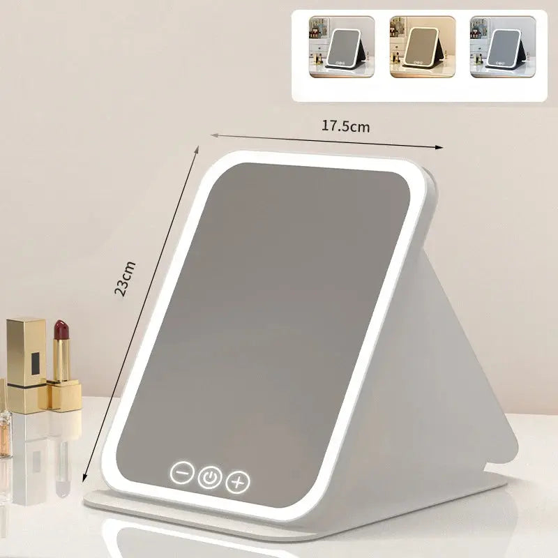 Miroir LED rechargeable – Éclairage parfait pour maquillage - TayShop