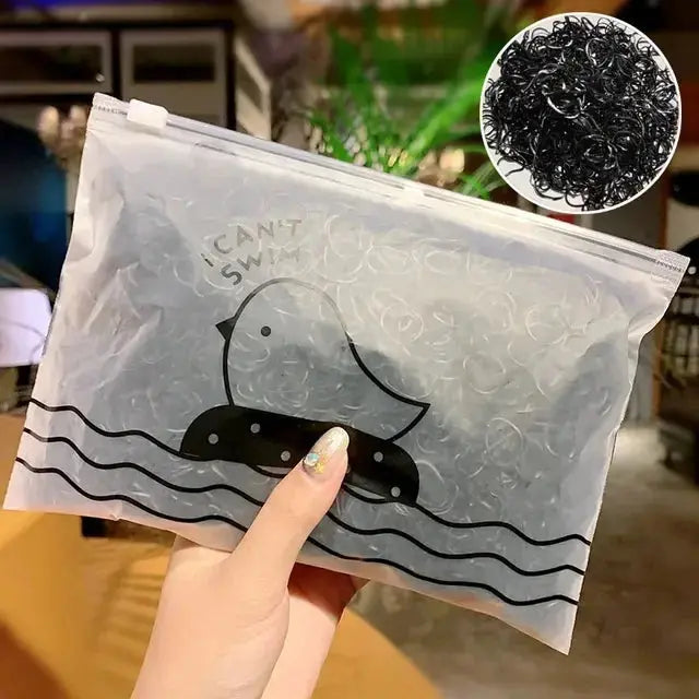 Élastiques cheveux silicone résistants et multicolores - TayShop