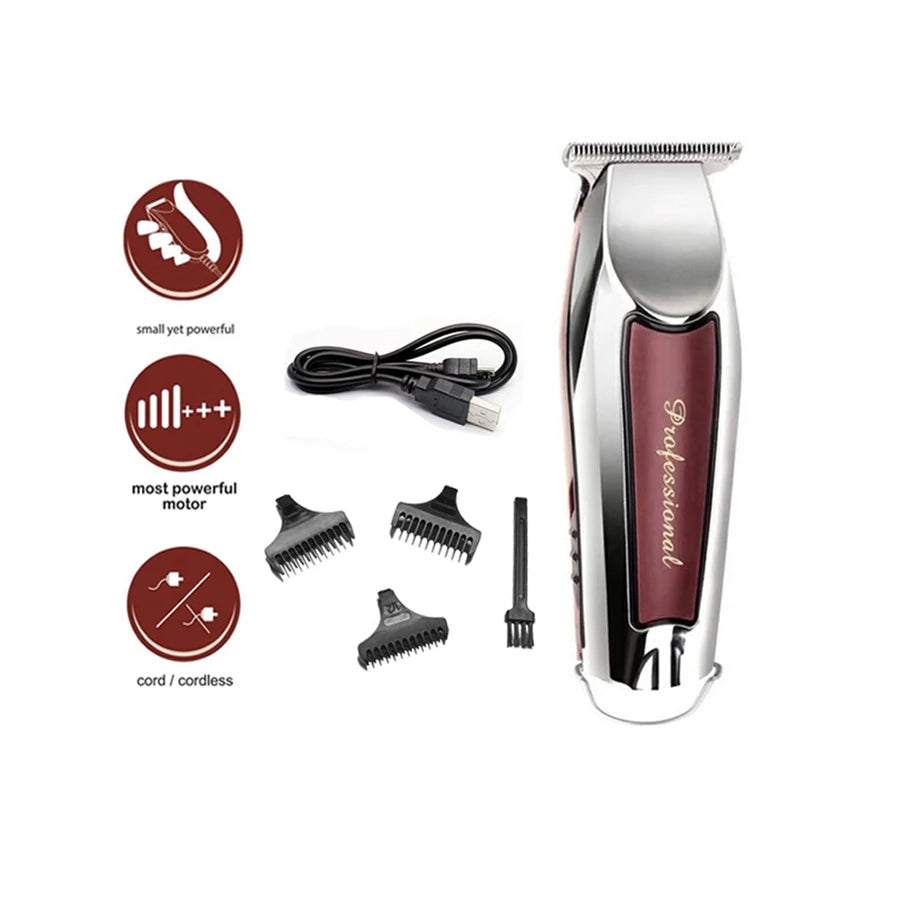 Tondeuse Cheveux Professionnelle Tête en T – Puissante, Sans Fil & Précision