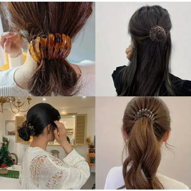 Élastiques à cheveux en spirale confortables et résistants - TayShop