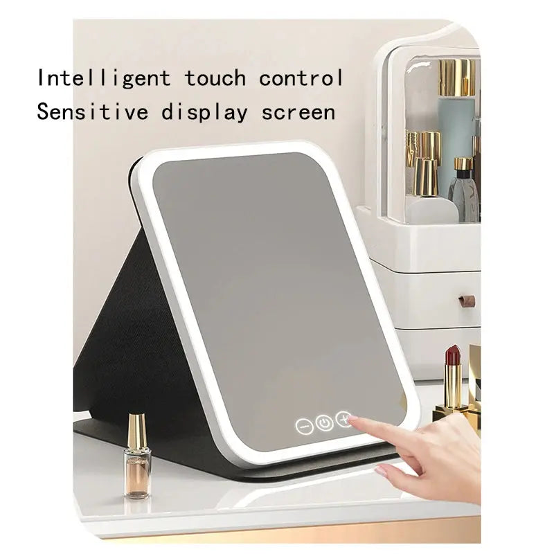 Miroir LED rechargeable – Éclairage parfait pour maquillage - TayShop