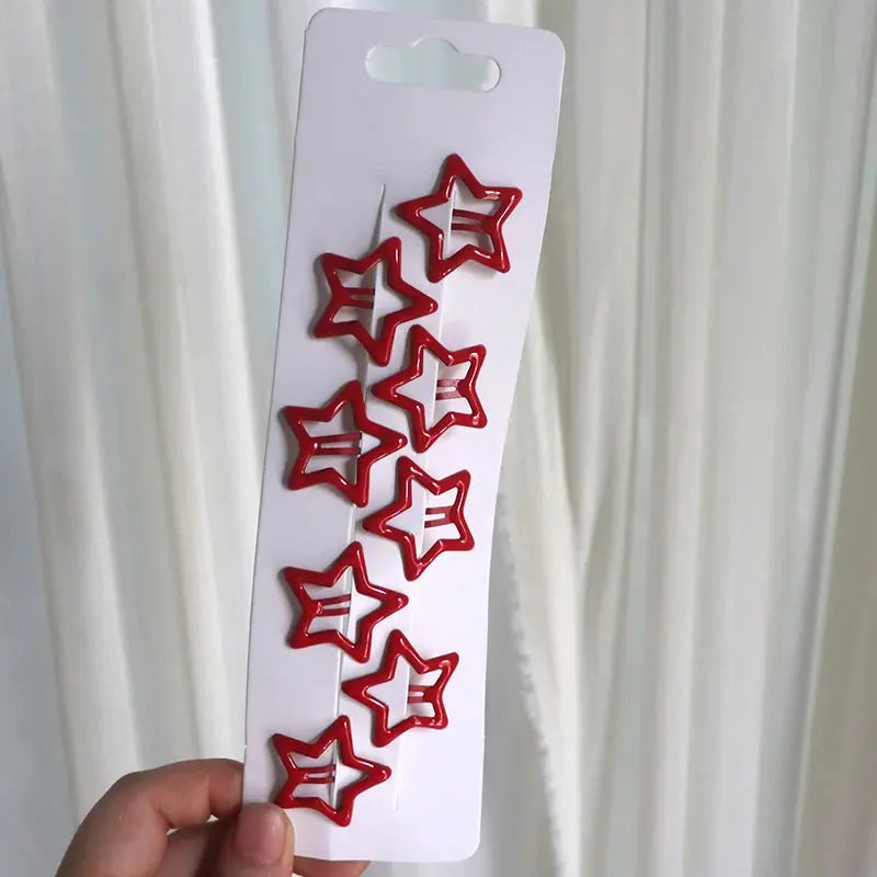 Lot de Barrettes à Cheveux Fantaisie 8Pcs - TayShop