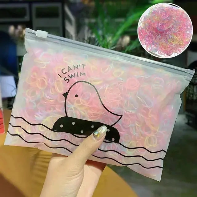 Élastiques cheveux silicone résistants et multicolores - TayShop