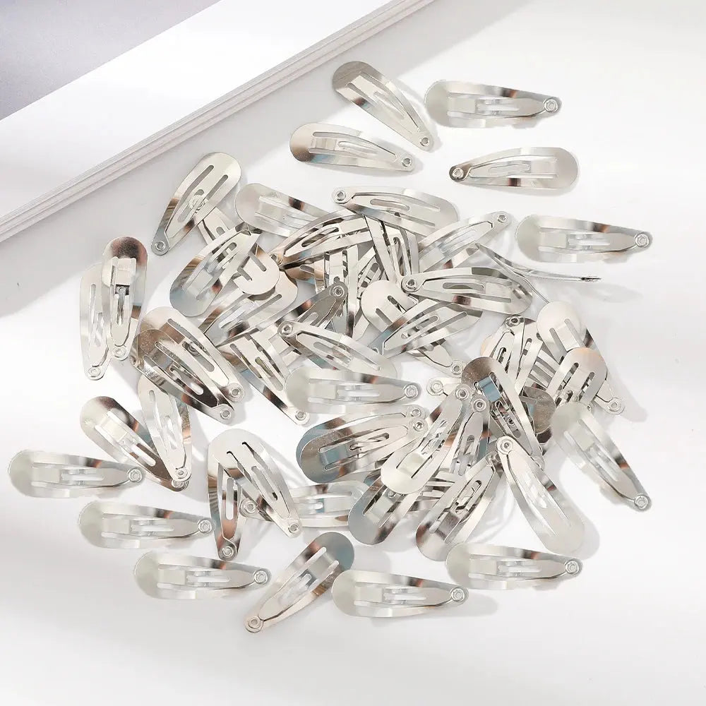 Barrettes cheveux argent élégantes et résistantes - TayShop