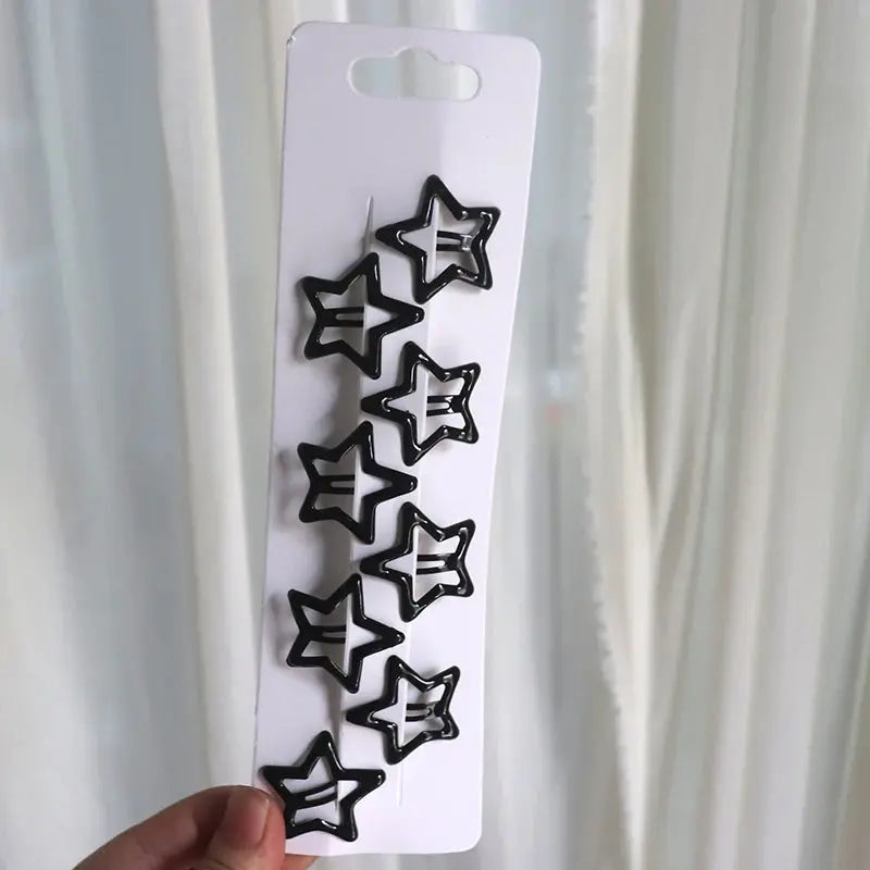 Lot de Barrettes à Cheveux Fantaisie 8Pcs - TayShop