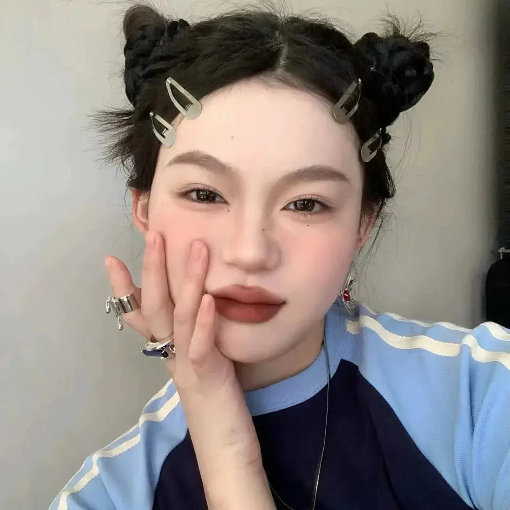 Barrettes cheveux argent élégantes et résistantes - TayShop