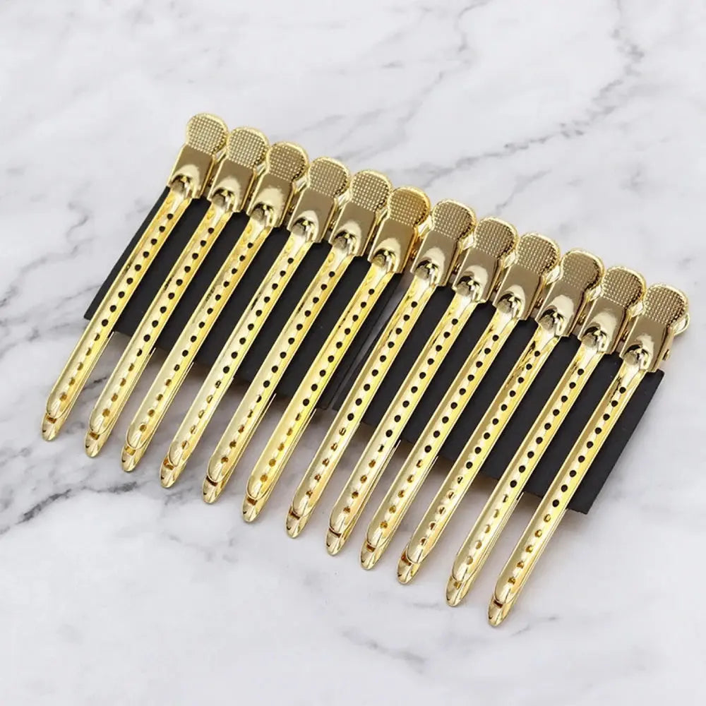 Pince à cheveux dorée élégante – Accessoire coiffure chic - TayShop