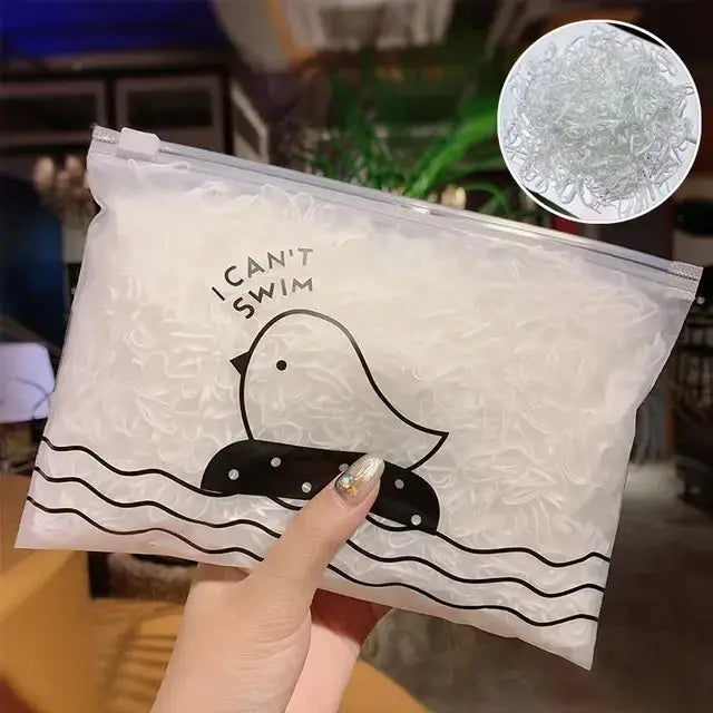 Élastiques cheveux silicone résistants et multicolores - TayShop