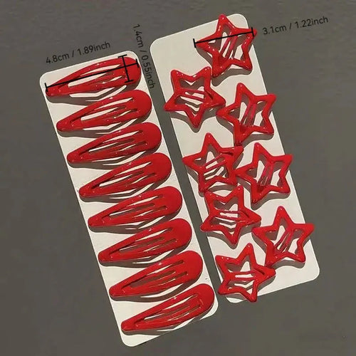 Lot de Barrettes à Cheveux Fantaisie 8Pcs - TayShop