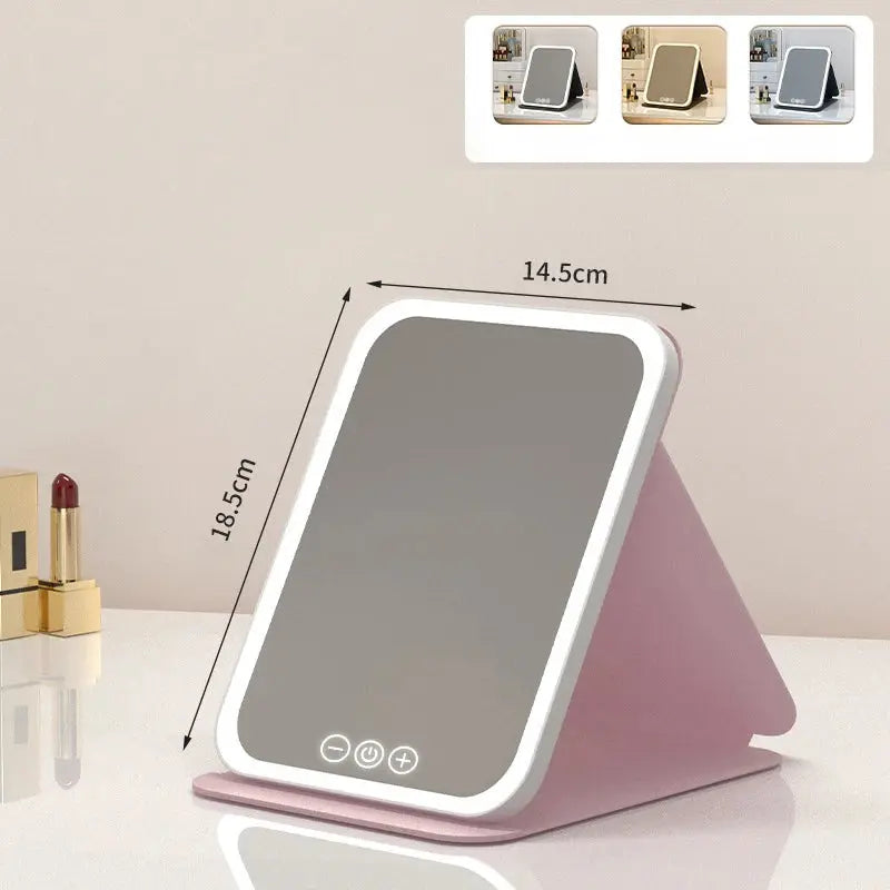 Miroir LED rechargeable – Éclairage parfait pour maquillage - TayShop