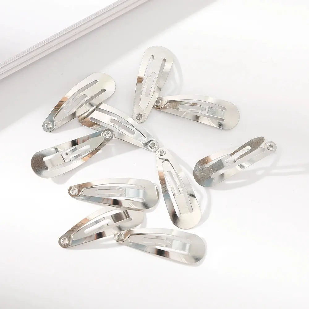 Barrettes cheveux argent élégantes et résistantes - TayShop